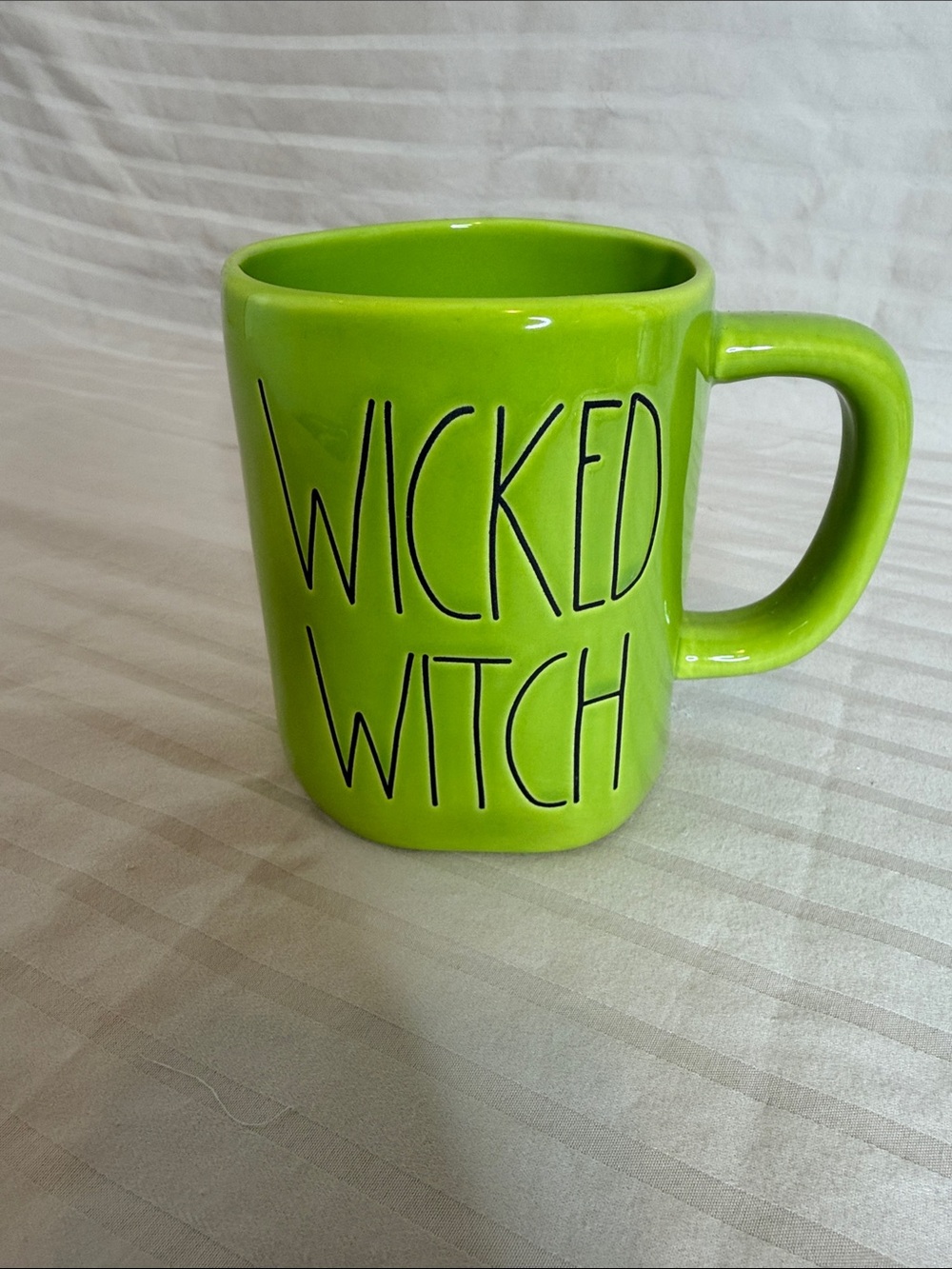 Rae Dunn Green "WICKED WITCH" Ceramic Mug